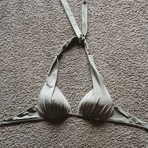 Sliver Gray Victoria Secret Bathing Suit Top